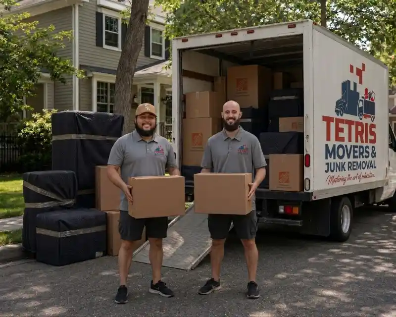 Movers helping with an apartment or house move in Bridgeport Chicago